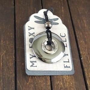 Hematite Natural Stone Pendant Handmade Necklace